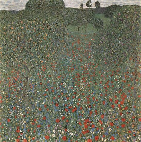 Mohnfeld, Gustav Klimt